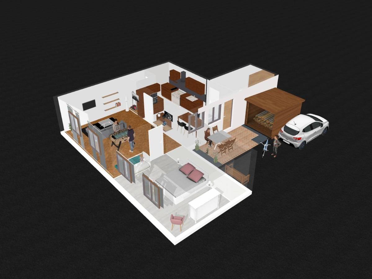 O Valanvron - Appartement Dans Une Ancienne Ferme Neuchateloise La Chaux De Fonds ภายนอก รูปภาพ